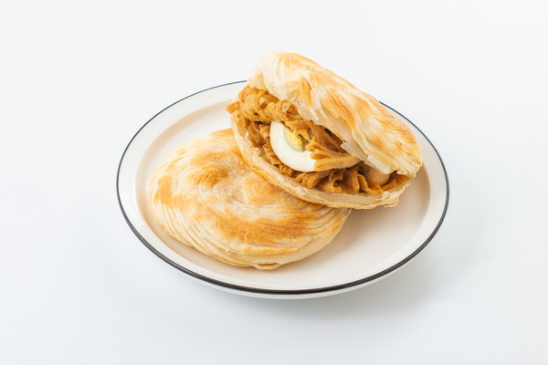 花干鸡蛋夹馍